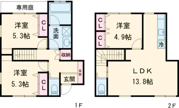 トリコ大塚の間取り