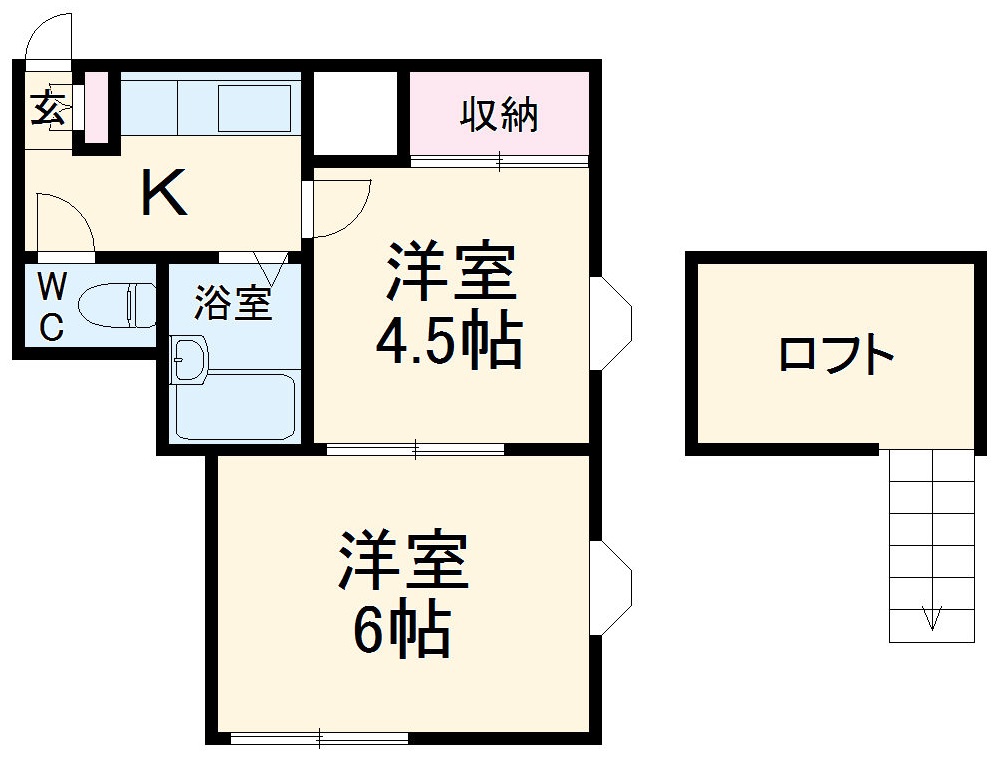 リーフコート江戸川台A棟の間取り