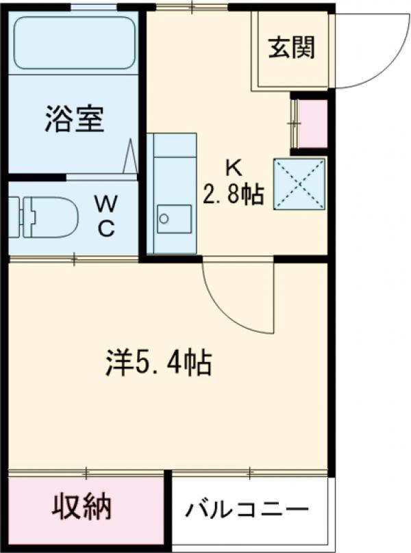 山一上中里ステーツの間取り