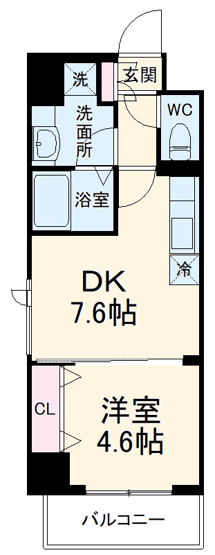 プライムコート千成の間取り