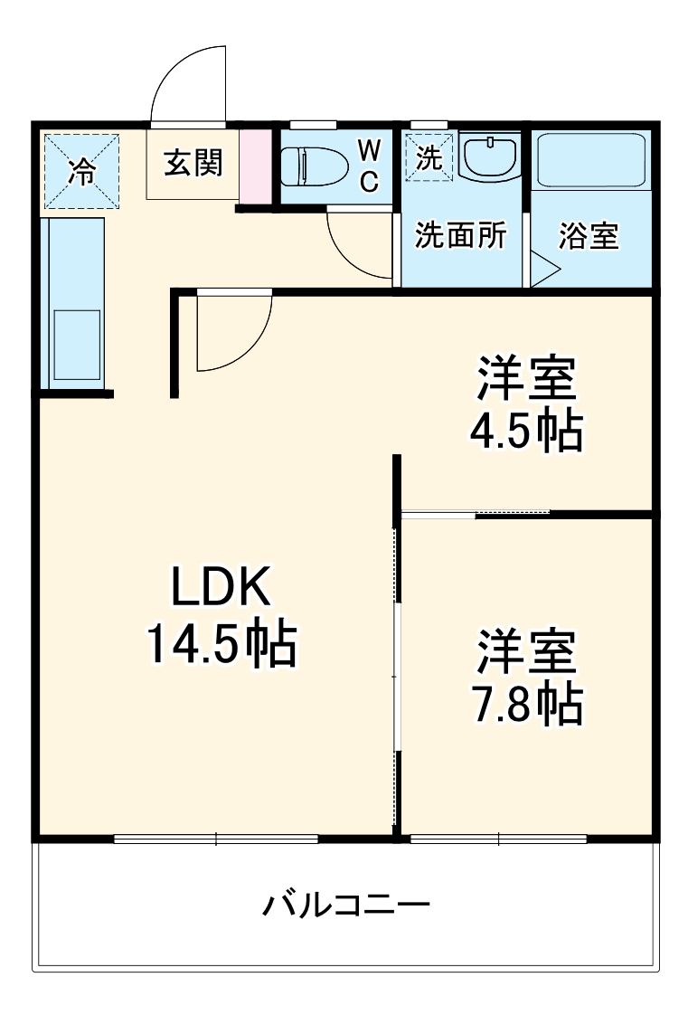 第1上原マンションの間取り