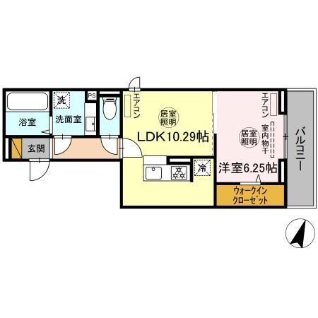 アヴァンスコート壱番館の間取り