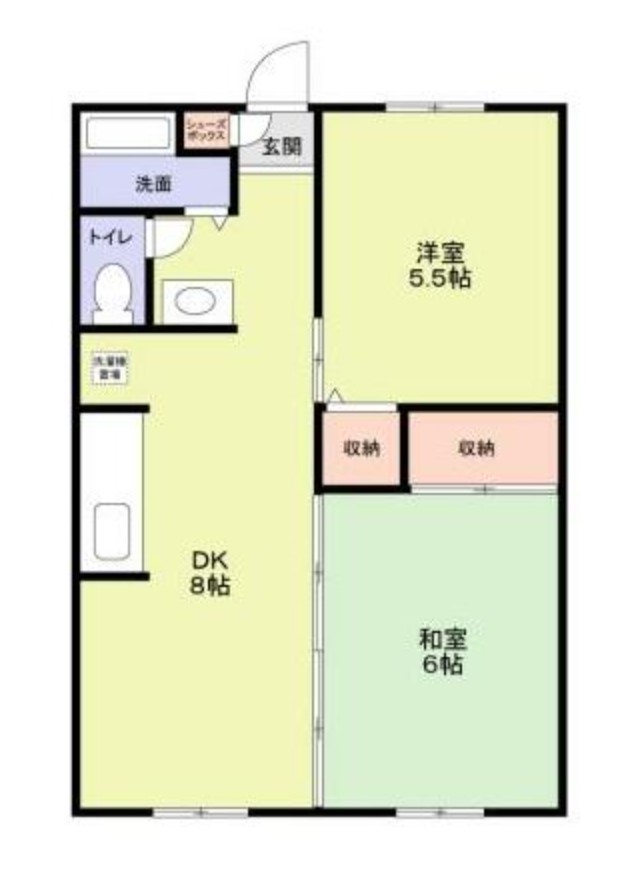 サンホワイトM105の間取り