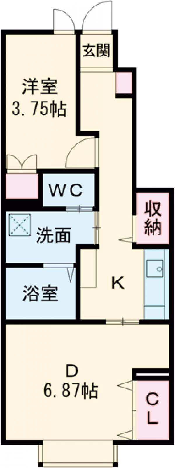 シャルム清原台の間取り