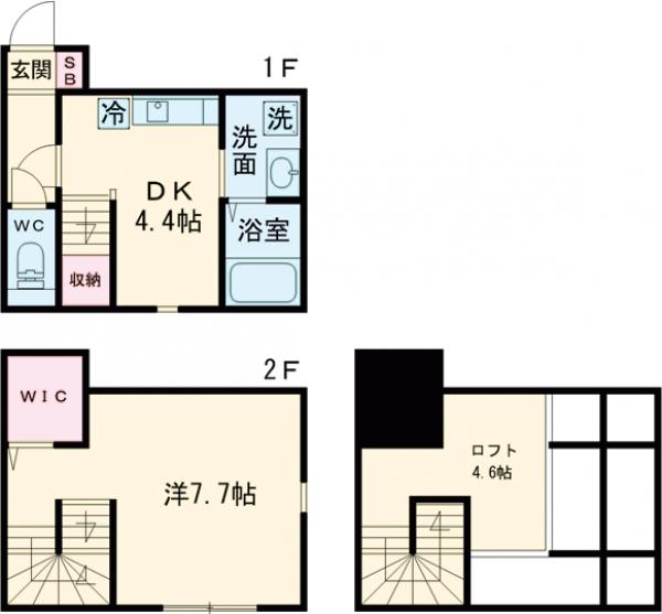 ハーミットクラブハウス大岡山の間取り