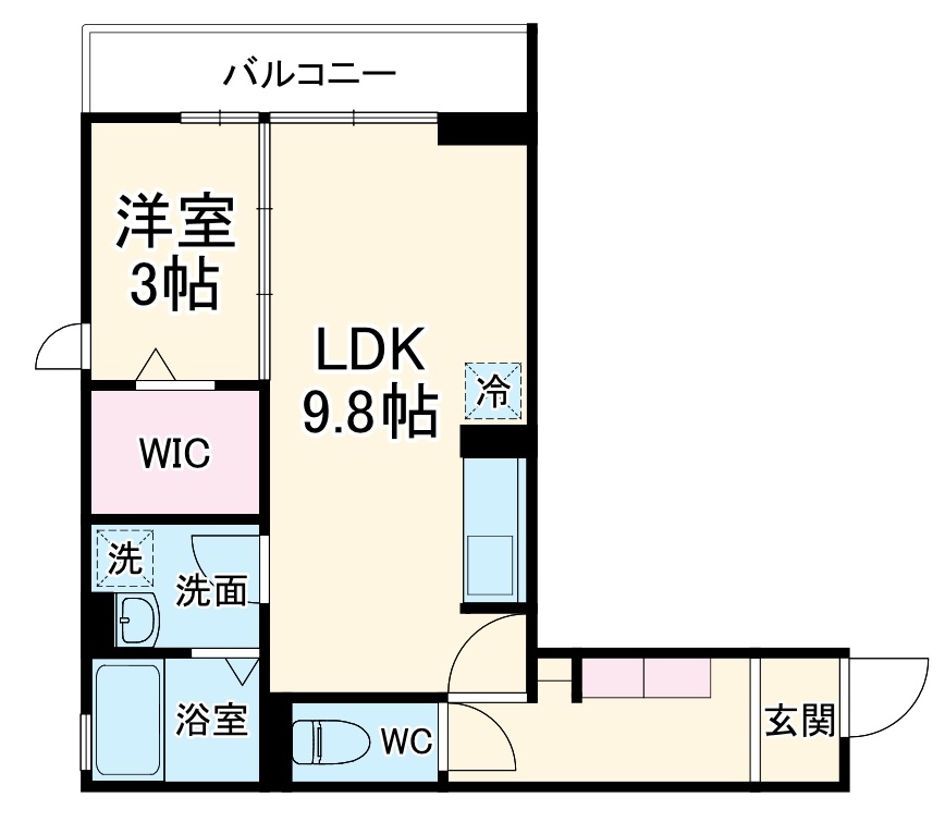 エコリブレの間取り