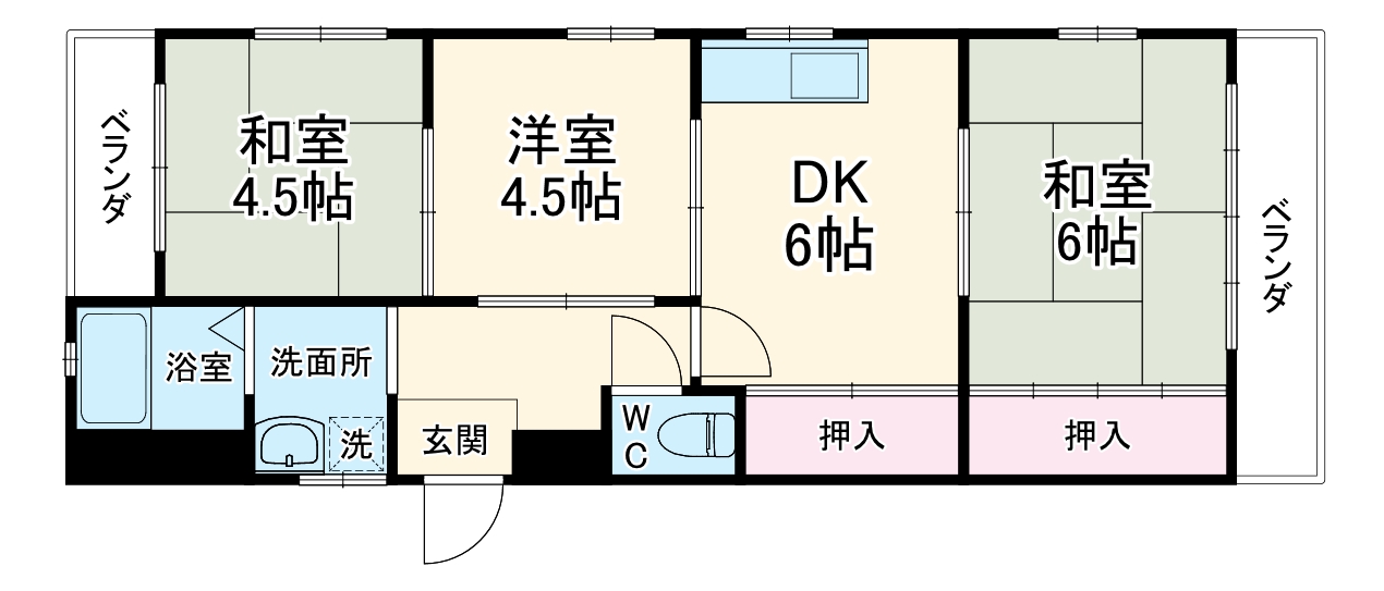 コーポエム5の間取り
