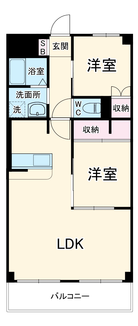 ベルライト青葉台の間取り