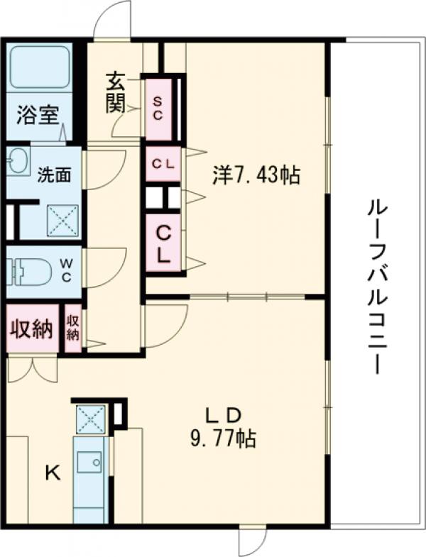 PASEO Higashi Shinjukuの間取り