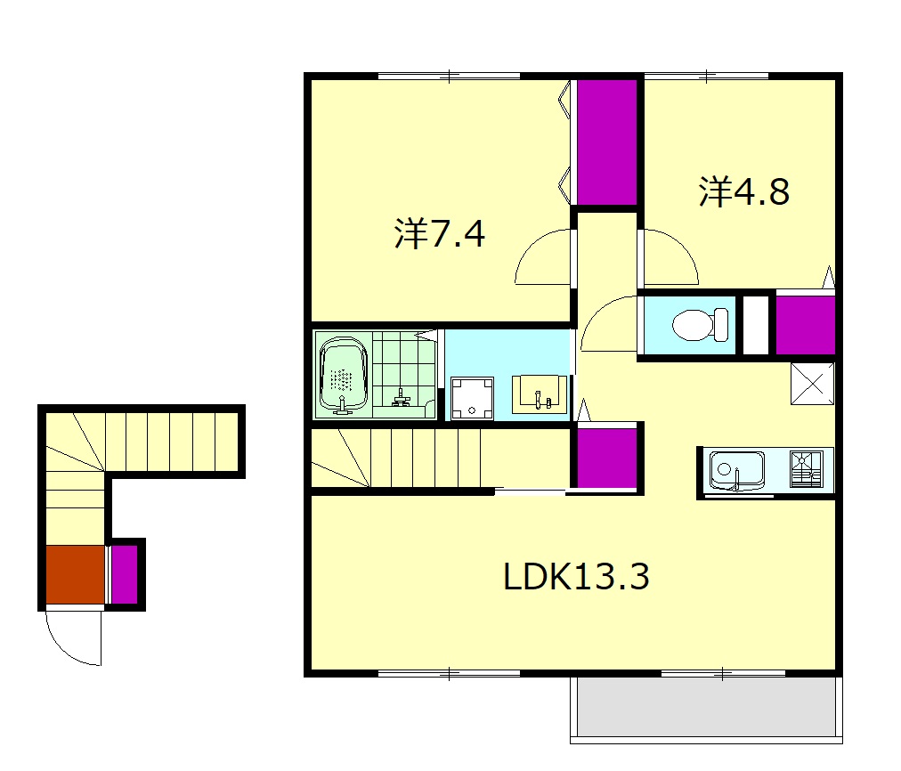 ティアレの間取り