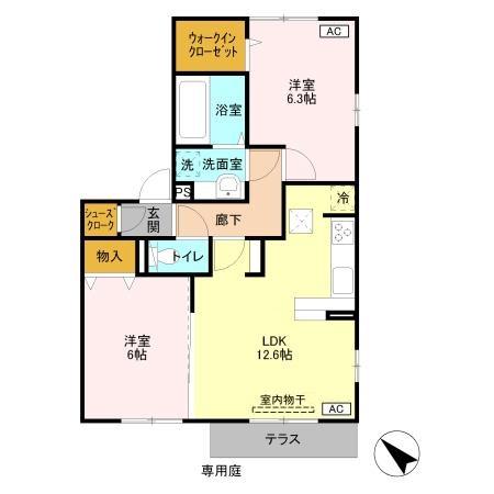 アルページュAの間取り