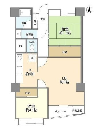 陽輪台高円寺の間取り