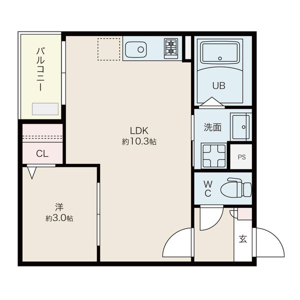 Jack ashinoyaⅠの間取り