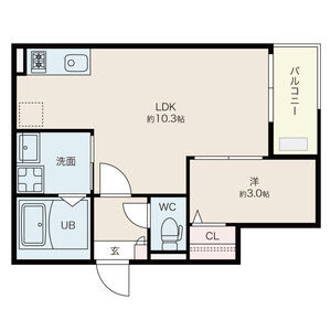 Jack ashinoyaⅠの間取り