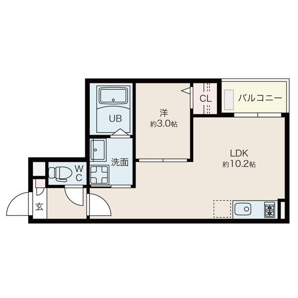 Jack ashinoyaⅠの間取り