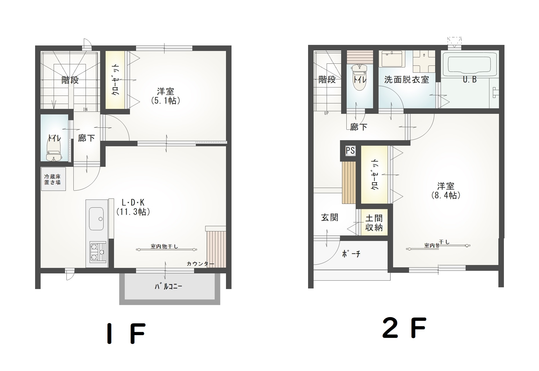 ドルチェヴィラの間取り