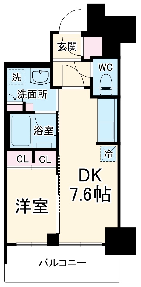 プレサンス ロジェ 名古屋駅 GATE FRONTの間取り