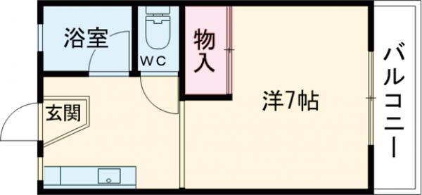 クレインハイツの間取り