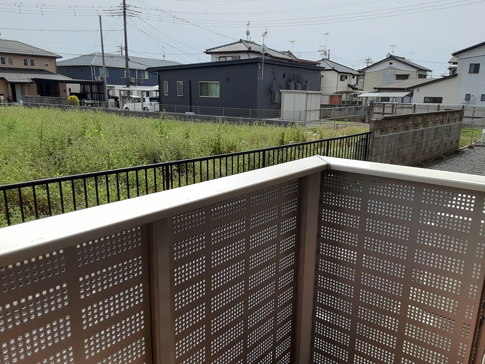 12/25 バルコニー