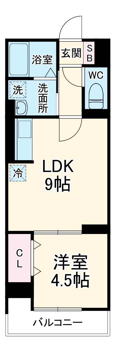セレスティア白子Ⅰの間取り