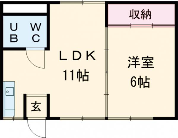 大手町ハイツの間取り