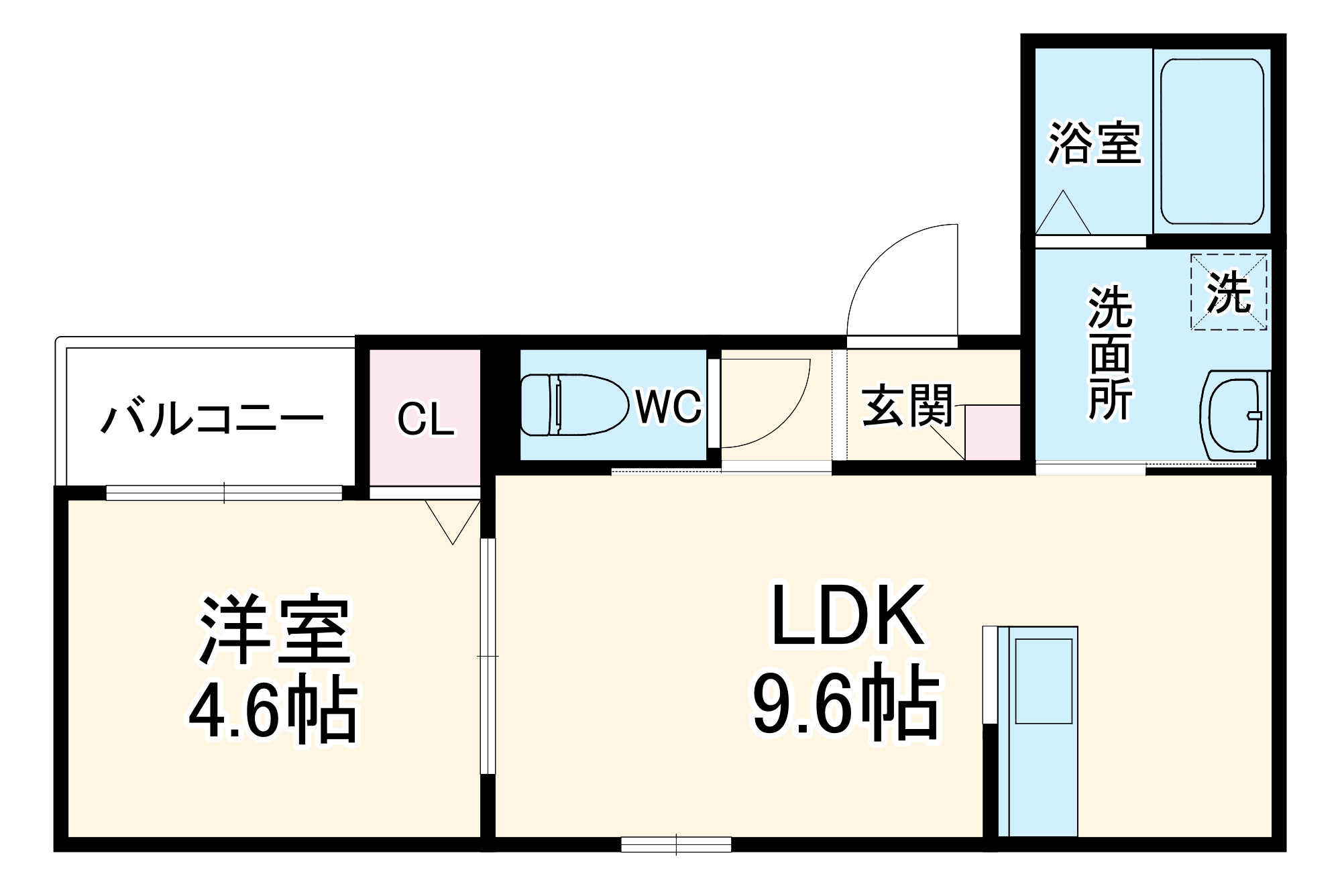 LECOCON一宮Ⅳの間取り