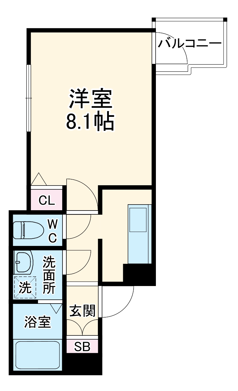 ラフィーネ千林の間取り