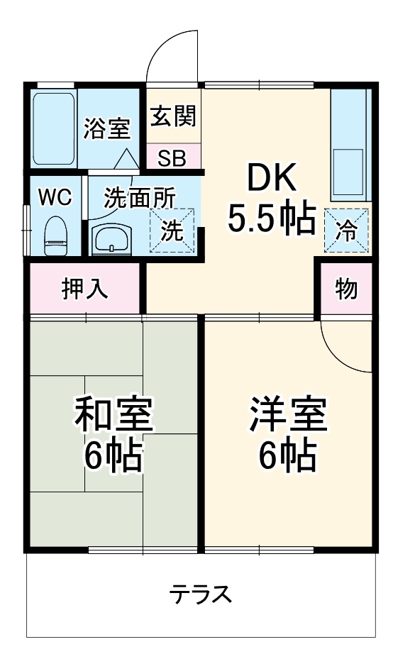 サンコーポの間取り
