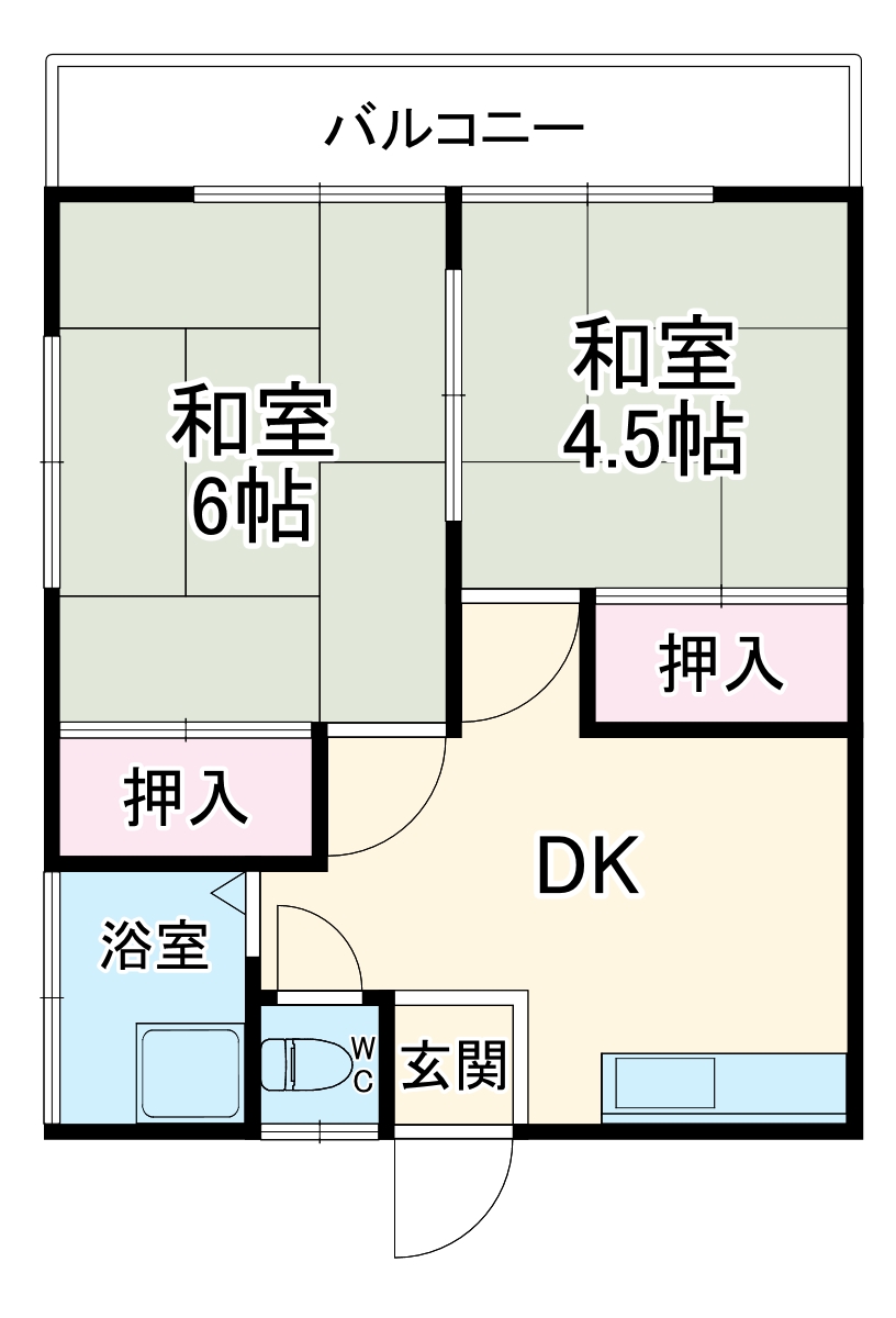 コーポミナミの間取り