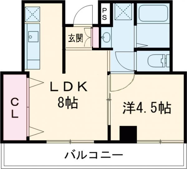 ハウズビルの間取り