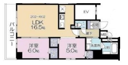コンフォートスクエア川崎の間取り