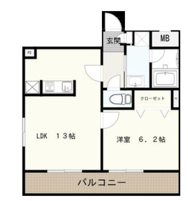 グロワール38の間取り