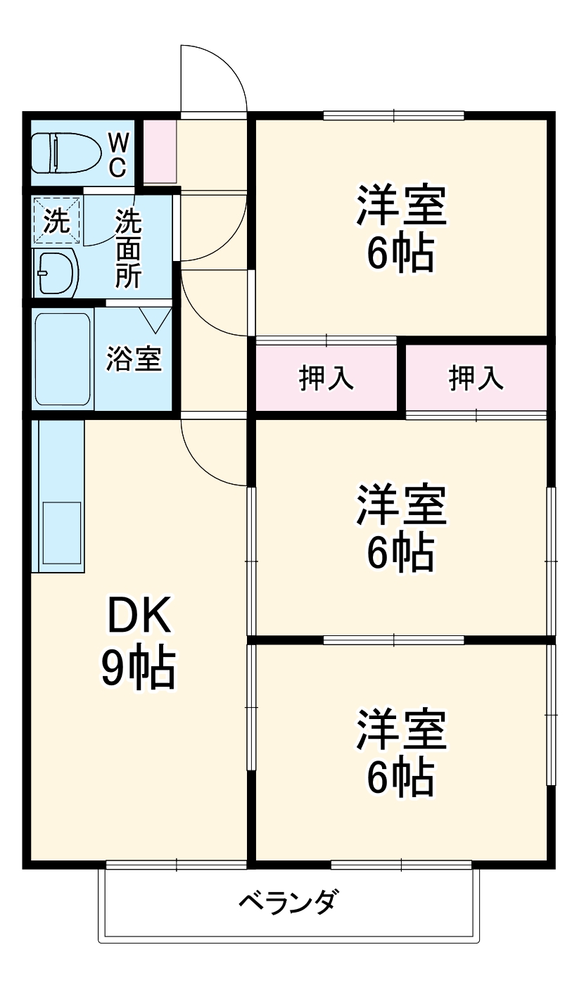 住感シリーズFタイプの間取り