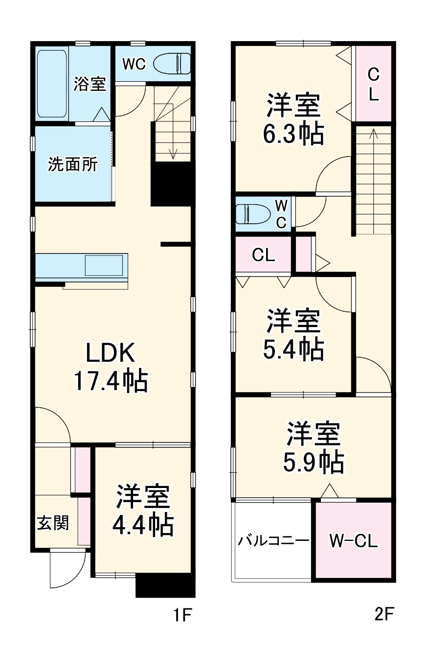 レセルバの間取り