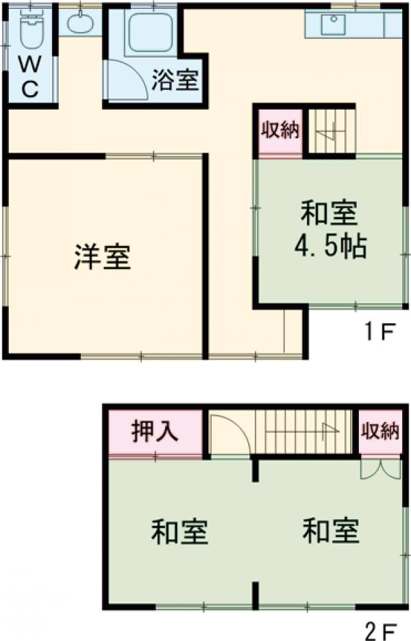 今福町戸建の間取り