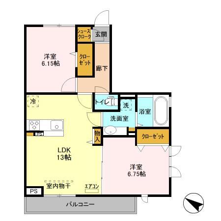 ロジュマン　エスト・301号室の間取り