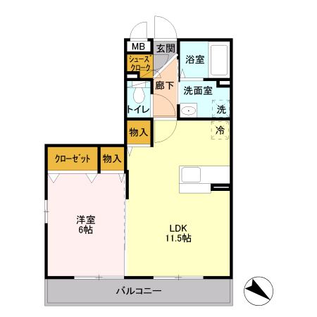 Verde lakeの間取り