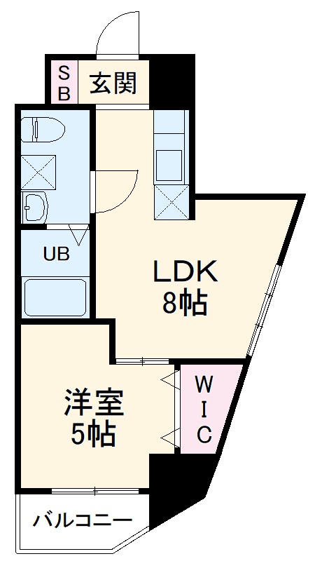 シャトーライフ相模原Ⅱの間取り