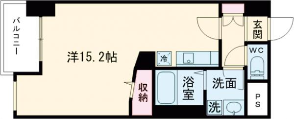 ビュー雷神Ⅲの間取り