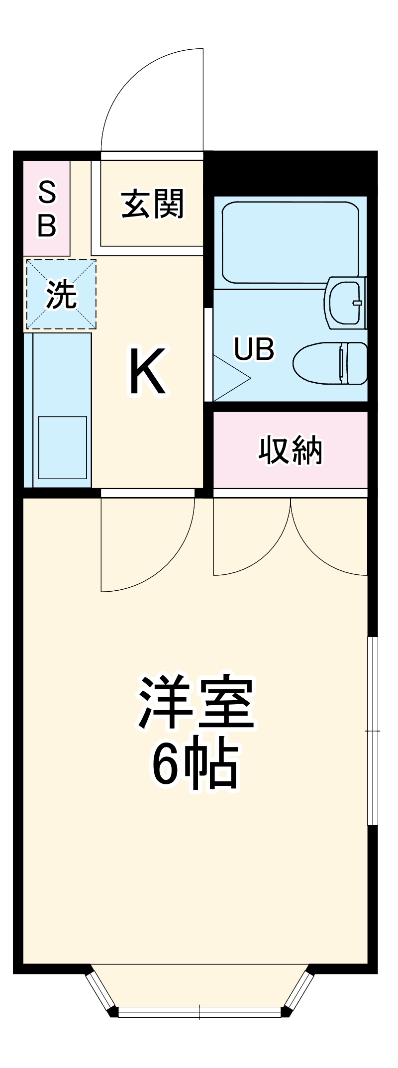 クレアール茅ヶ崎Ⅱの間取り