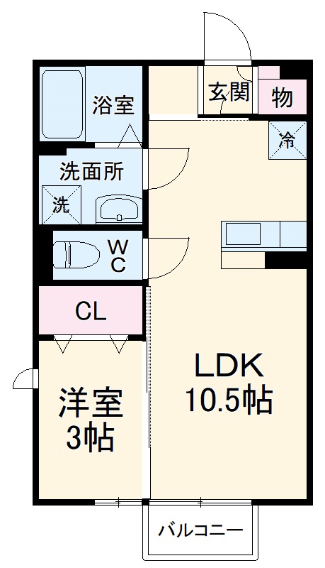 エクセルパークDの間取り