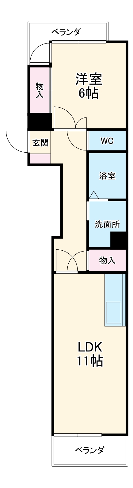 CHARITE星ヶ丘の間取り