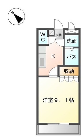 エル・シャトーWの間取り