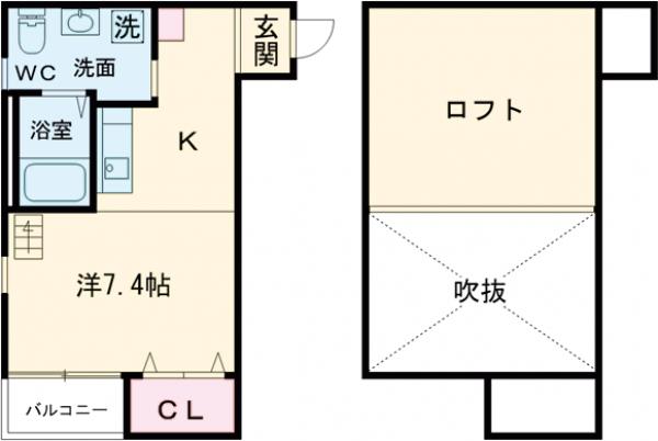 LaLa姪浜(ララ)の間取り