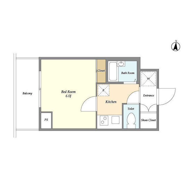アクシーズタワー川口幸町Ⅱの間取り