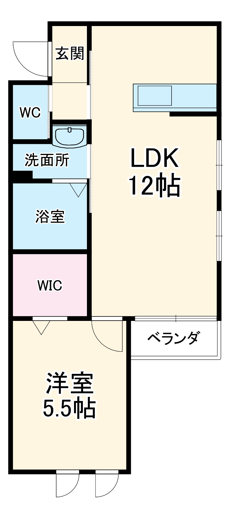 アジュールの間取り