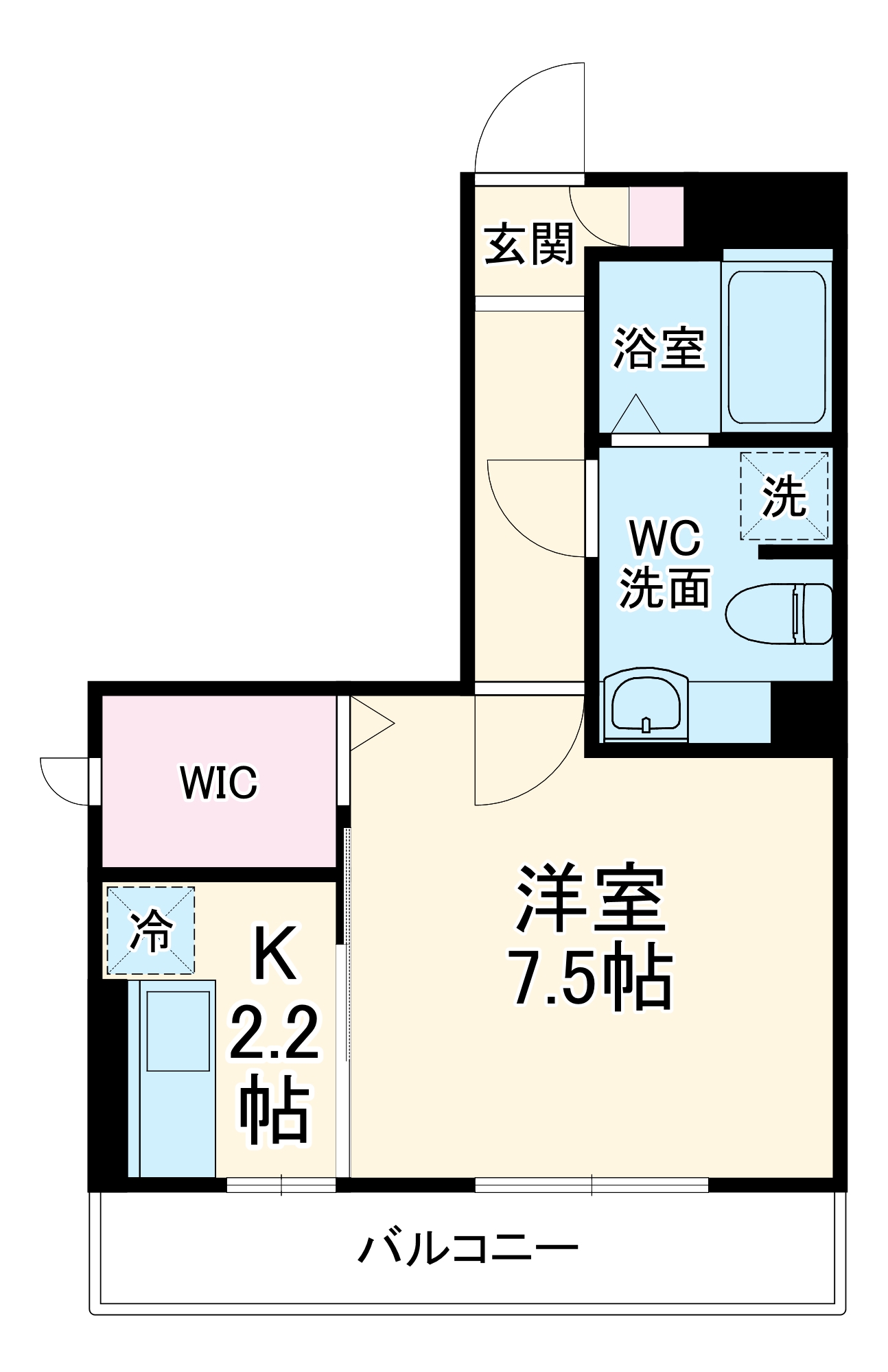 ベルソス高倉 Aの間取り