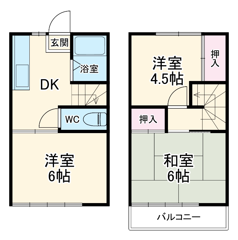 サニーハイツの間取り