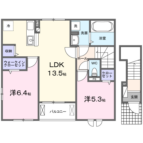 グリーンヒルズの間取り