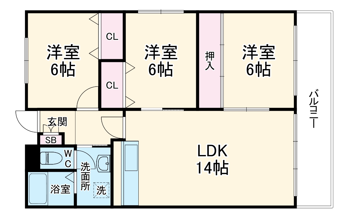 フローラ穂積台の間取り